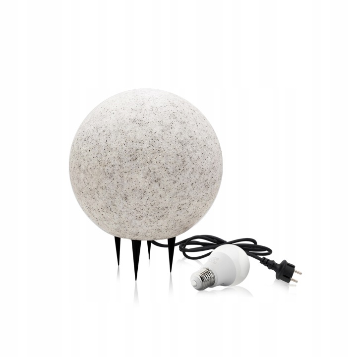 Set Zahradní Koule Flora S voděodolná Led Žárovka 7W neutrální barva