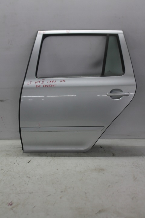 Tür links heck links hinten SKODA OCTAVIA II LIFT KOMBI der Räder. LA7W 08-13