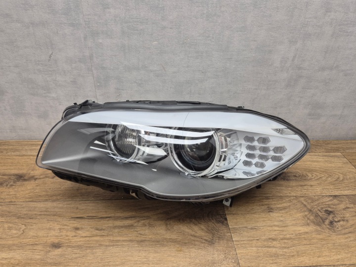BMW 5 F10 F11 Gauche Feux phare Avant BI-XENON Rotatif Complète Belle EU 7271907