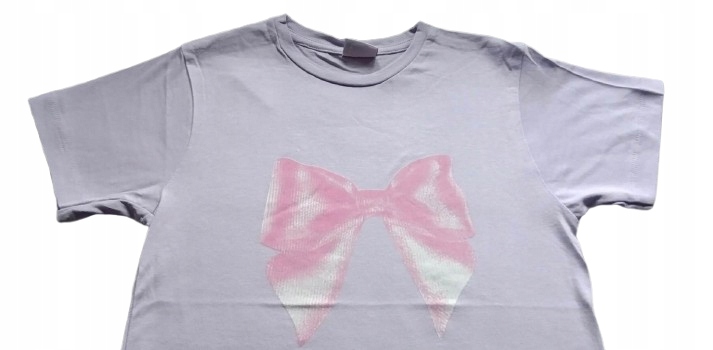 Bluzka t shirt dla dziewczynki bawełniana koszulka krótki rękaw — zdjęcie 5
