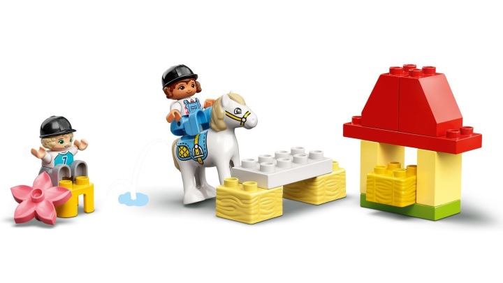 LEGO DUPLO 10951 Конеферма і Поні Морквинка Кінь Коні Стайня — фото 6