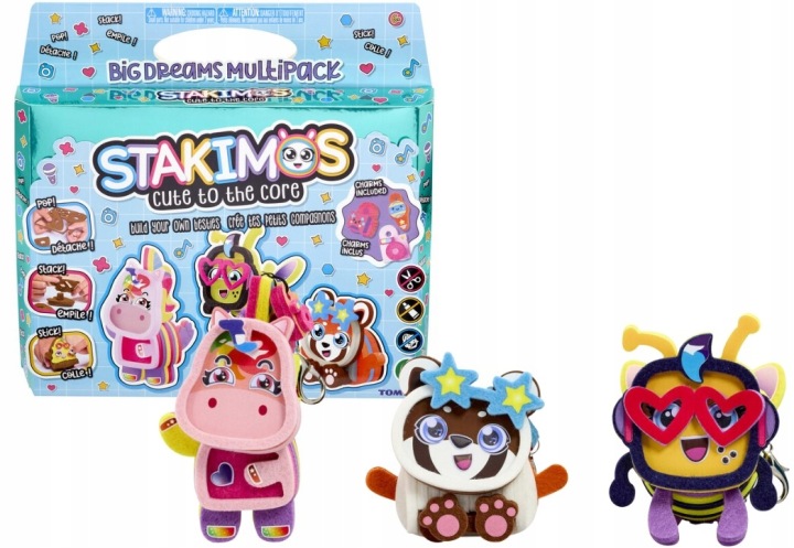 TOMY STAKIMOS 3 шт. Big Dreams Friends E73626