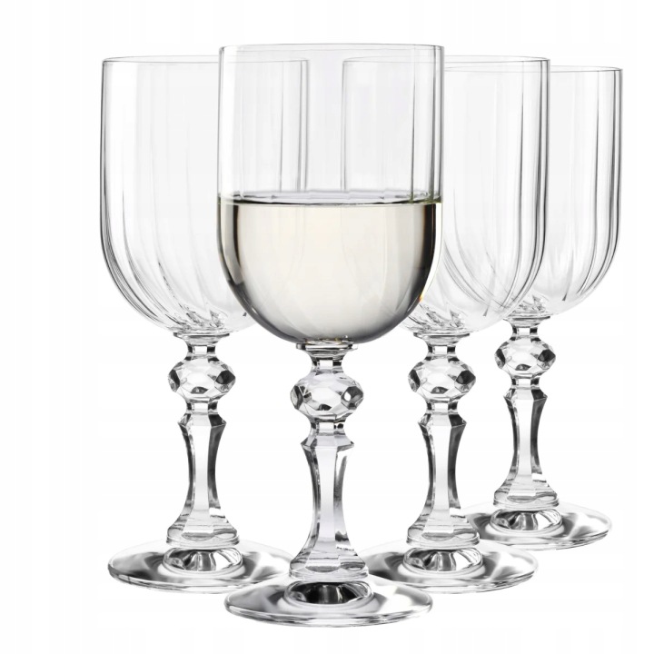 Skleničky na víno Paris Krosno 4ks 300 ml elegantní na lisované noze