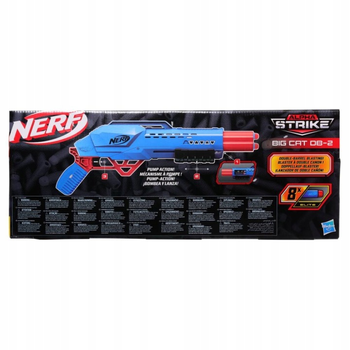 Пістолет NERF пускова установка на стрілки пластикові 8 шт. стрілок для дітей — фото 5