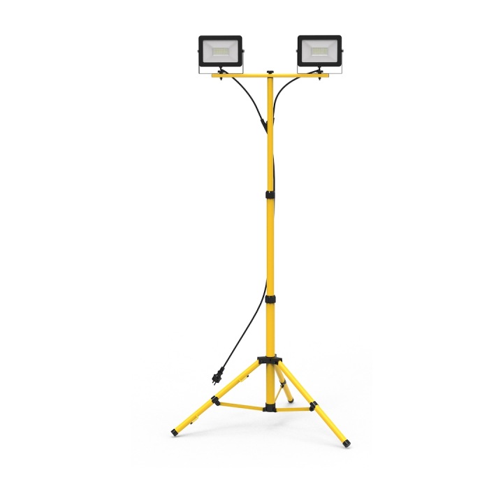 Eko-Light Led reflektor na stativu Bobby 2x50W 100W 8600lm 4000K IP44