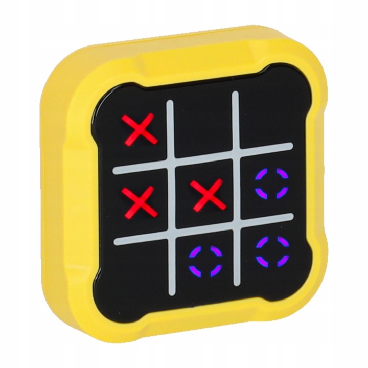 Круг хрестик гра електронна логічна tic tac toe консоль портативна — фото 2