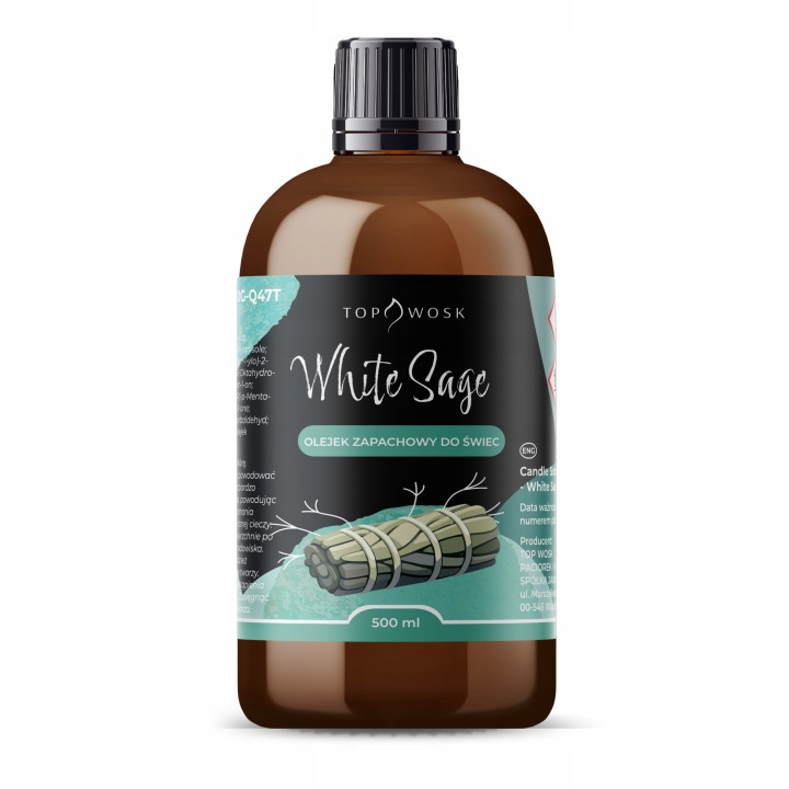 Vonný olej na svíčky White Sage 500 ml vůně do parafínového vosku