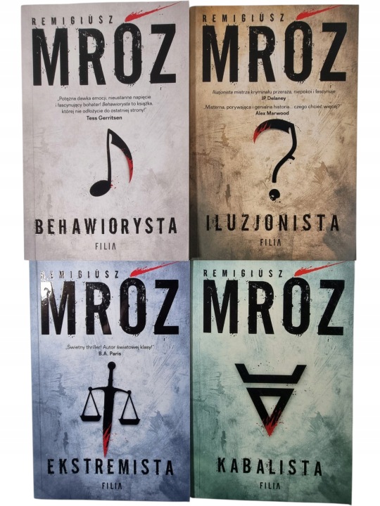 Zdjęcie egzemplarza: Gerard Edling / Behawiorysta / zestaw 4 książek / Remigiusz Mróz