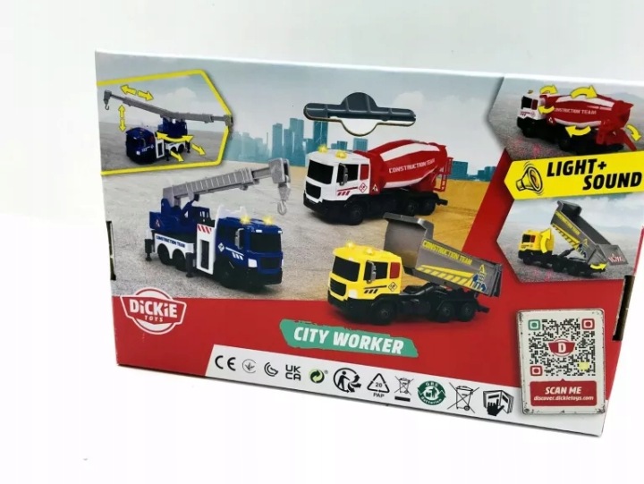 Кран city worker Dickie Toys 0000 (виставковий) — фото 4