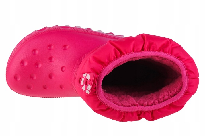 Взуття зимове для дітей Crocs Classic neo Puff рожевий — фото 4