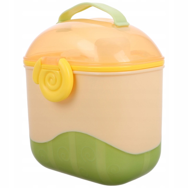 Контейнер для молока дитячі на подорож у кольорі світло-зеленим з відділеннями — фото 7