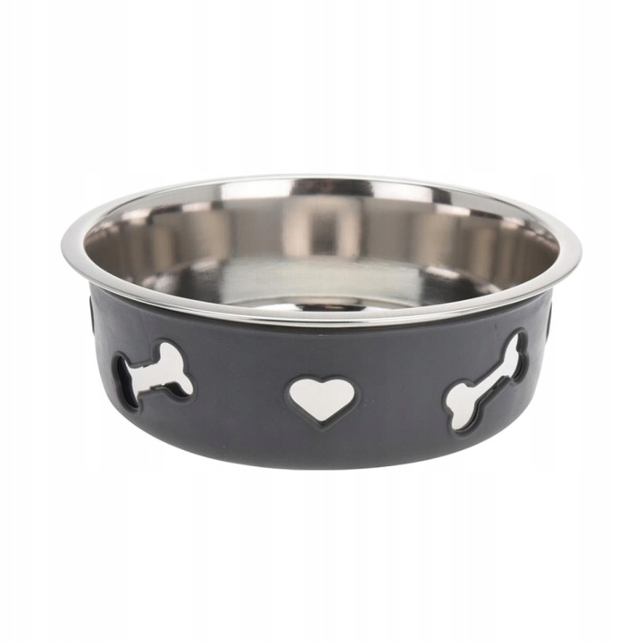 MISKA METALOWA dla PSA na gumie Stal Duża 2000ml