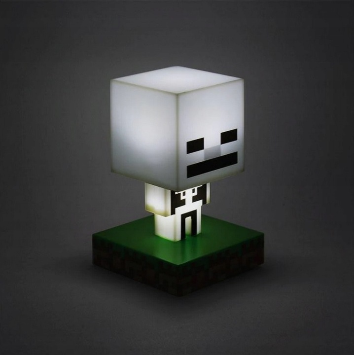 Лампа MINECRAFT скелет 3D скелет ліцензія — фото 5