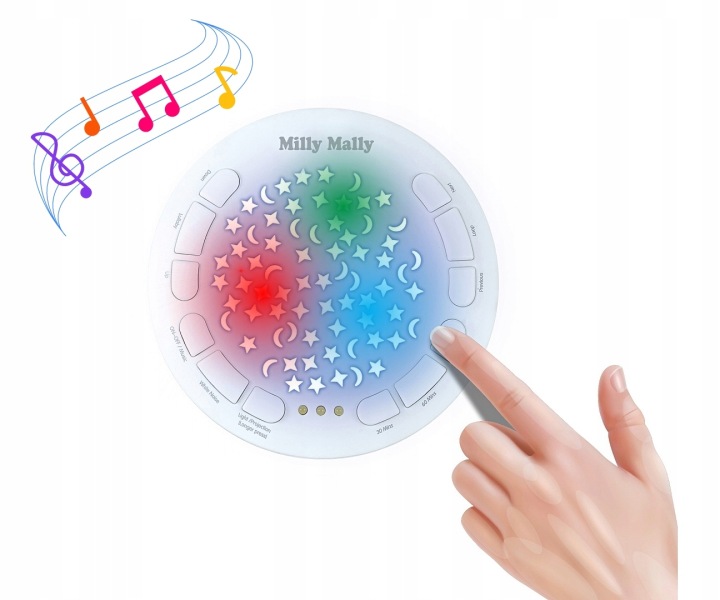 Іграшка плюшева з Проектором лампа музична скринька Milly Лисичка Milly Mally — фото 4