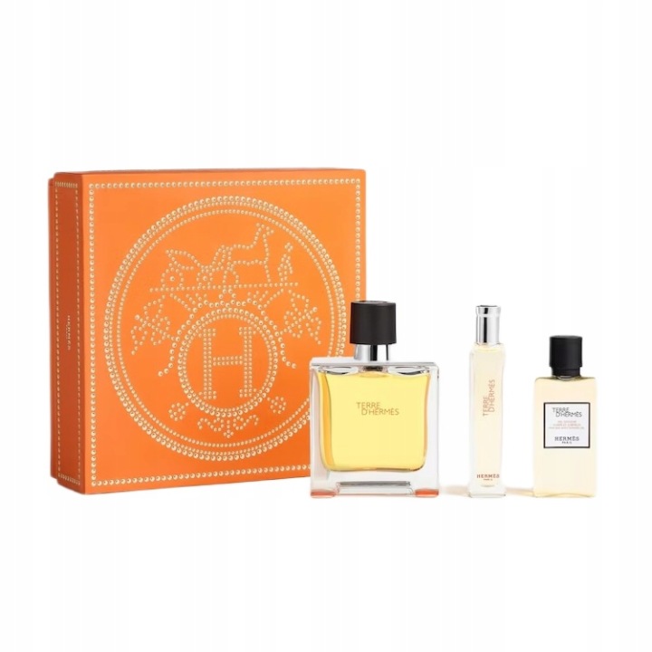 hermes terre d'hermes woda perfumowana 75 ml   zestaw  