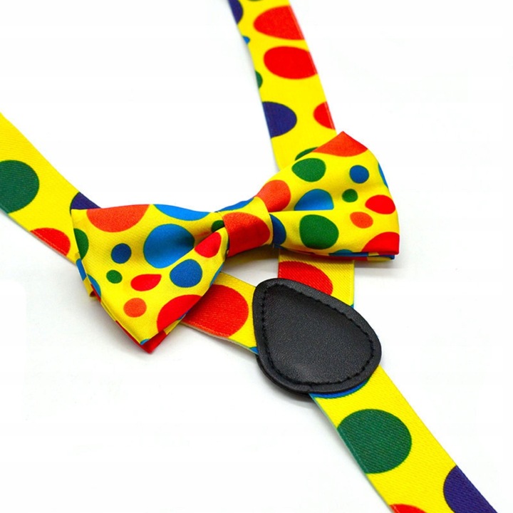 Kids Бандаж Bowtie Набори Косплей Хелловін Вбрання Dot Suspender Bowtie Набір — фото 5