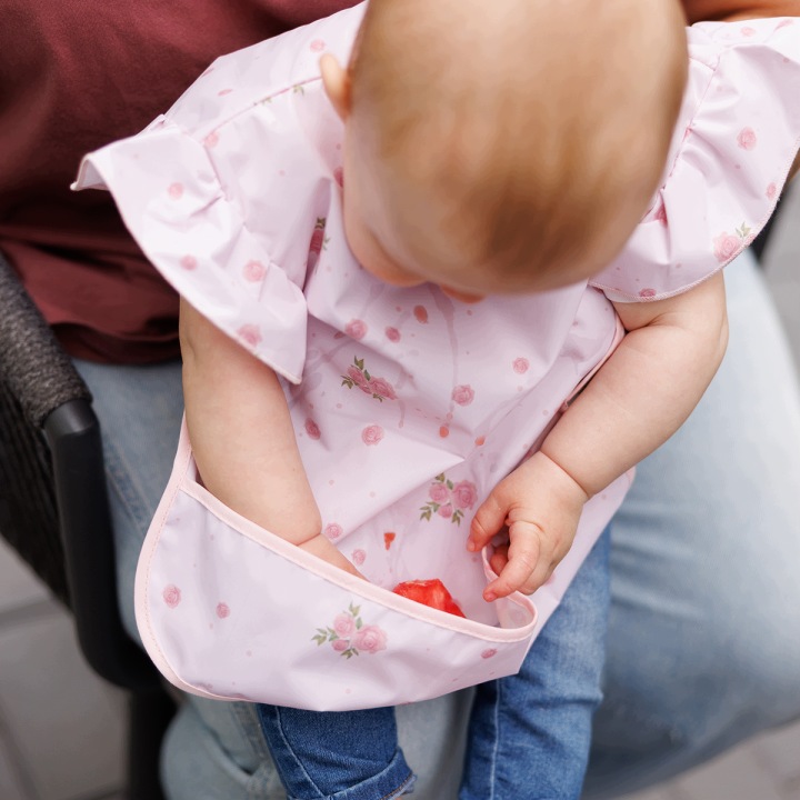 Фартушок для годування слинявчик з кишенькою 6 м-2 л Babyono — фото 3