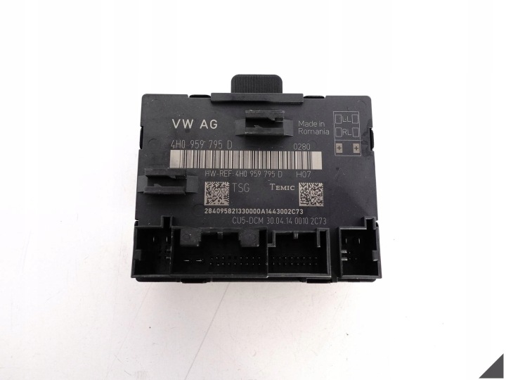 AUDI A8 S8 4H0 D4 13-17 LIFT modul Tür heck 4H0959795D R=L