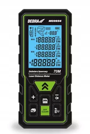 Laserový dálkoměr 100 m Dedra MC0935