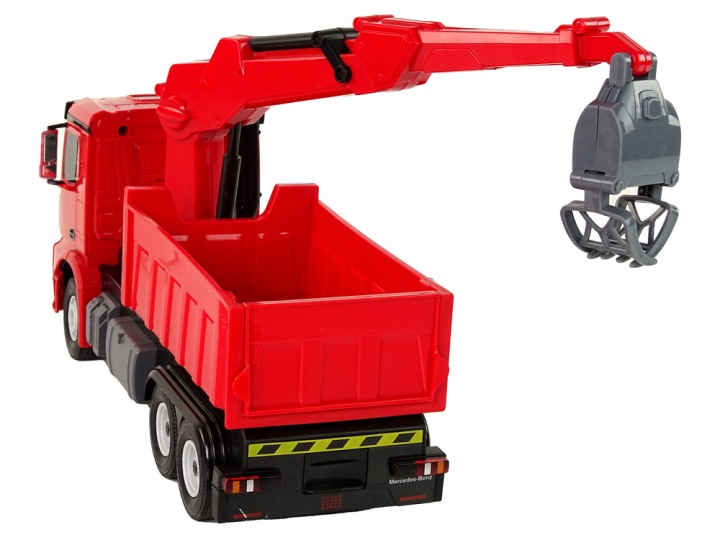 Вантажівка з захоплювачем Р./ C Mercedes червона Rastar 480x235 мм — фото 2