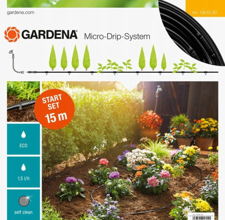 Kapková závlaha pro rostliny sada S Gardena 13010-32