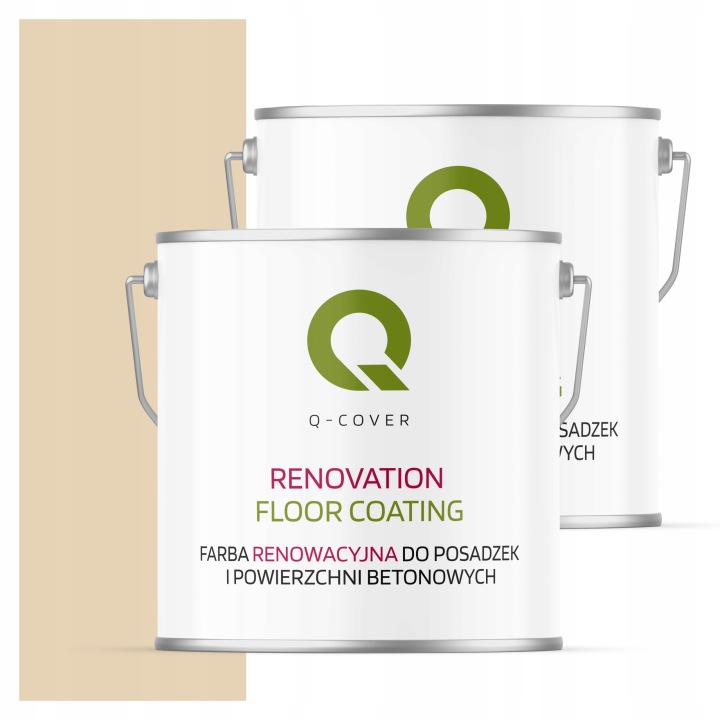 Barva Renovační betonová ochrana na podlahy Krémově béžová 1015, polomatná, 5 l