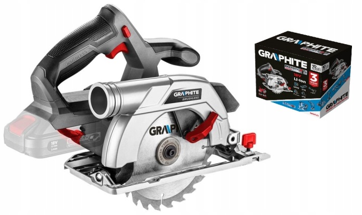 Graphite Akumulátorová kotoučová pila 18V 58G023
