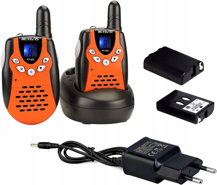 Retevis RT602 Walkie Talkies, PMR446 Ліхтарик VOX Дітей Walkie Talkie