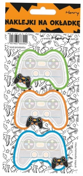 Наклейки на зошити - PAD (12 шт.)