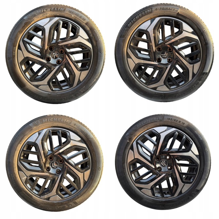 CERCHI ruote pneumatici, gomme CITROEN MICHELIN 195/60/18" 3MM estive