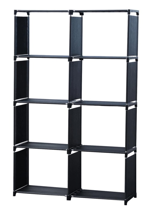 Herzberg HG-03343 víceúčelová knihovna a úložný regál s 8 úrovněmi (85 x