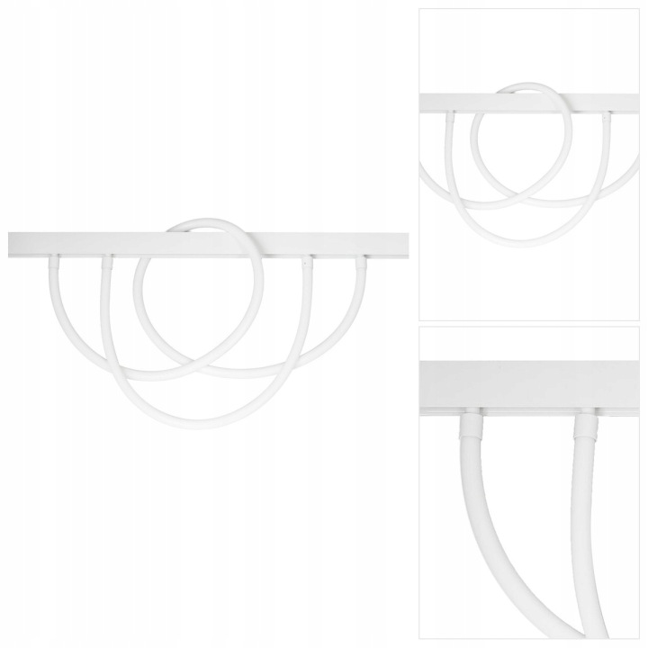 Lineární lampa Magnetic Dec bílá, moderní forma v pracovně MaxLight