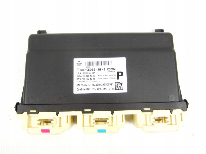 module control unit seat of the passenger right Mercedes ML W166