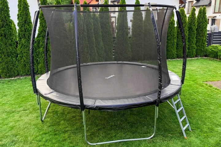 Батут садовий FIGS V2 з сіткою внутрішньою 366 см 12FT /SONIFIT — фото 8