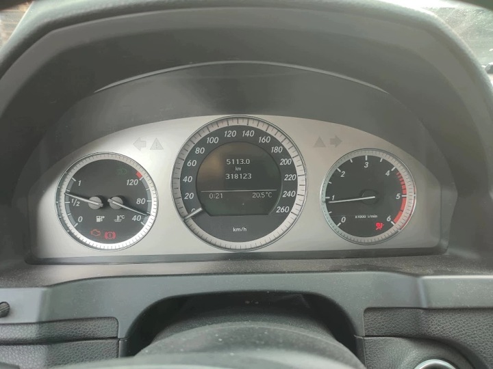 quadro strumenti TACHIMETRO contagiri OROLOGIO MERCEDES C W204 (2007-2011) 2.2 CDI 136KM A2044400311 EUROPA