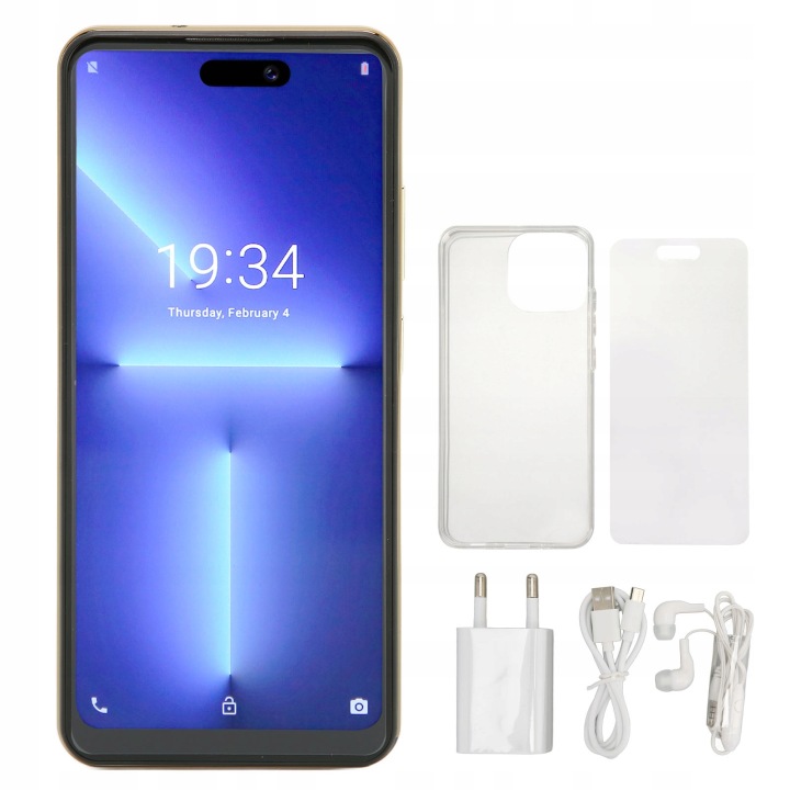 6,6IN розблокований телефон на ANDROID 12 6 ГБ RAM 128 ГБ розм. MTK6889 KE — фото 5