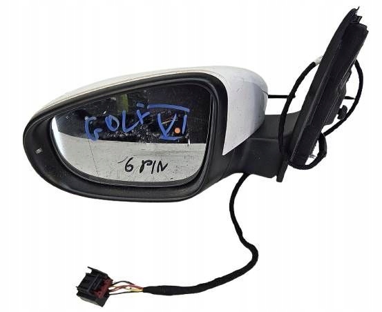 VW Golf VI 6 5K0 6pin 5k0857933b sinistro SPECCHIETTO RETROVISORE Laterale / lato destro, lato sinistro PORTA Portiera przednich