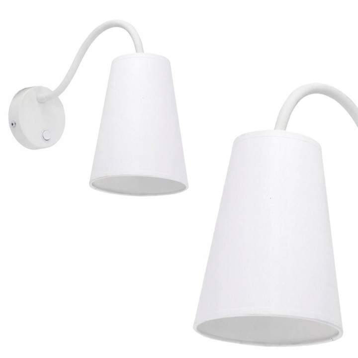 Nástěnné svítidlo Bílá Wire Kids Vypínač Metal pro noční světlo Tk Lighting