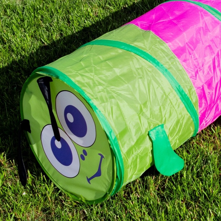 TENT TUNNEL FOR CHILDREN CATERPILLAR FOLDING SQUARE TOYS OBSTACLE COURSE Kid's age 3+ years