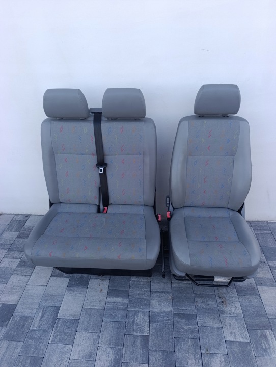VW T5 T6 KOMPLET FOTELI PRZEDNICH PASAZER DWOJKA KIEROWCA eleje INKA