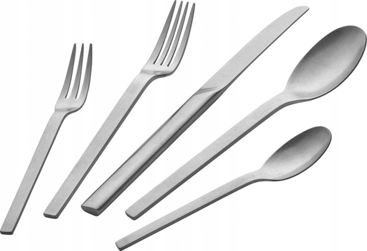 Sada příborů Komplet Matný Zwilling Minimale 60 El Na 12 osob Stříbrná