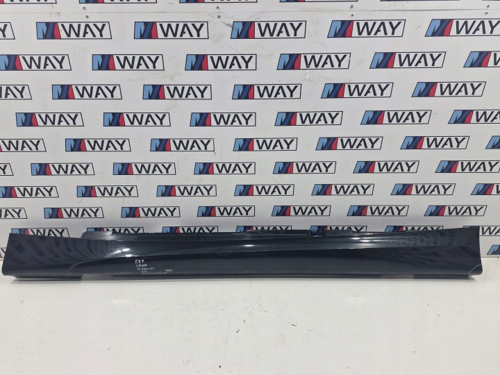 BMW E87 Copertura modanatura MINIGONNA sinistra MPAKIET 475 BLACKSAPHIRE