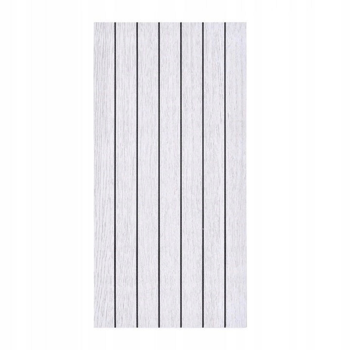 Dekorativní panel samolepicí z Pvc, hladký, světle šedé lamely, 280 x 60 cm