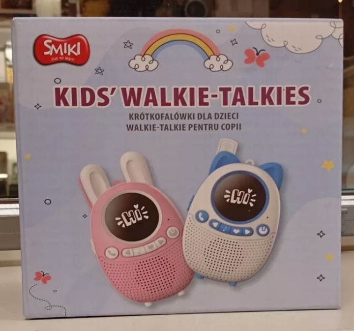 KID'S WALKIE TALKIE зайчик і котик