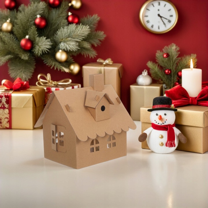 6 шт. Міцний Paper Cardboard House Набір для дітей Arts and Рукоділля — фото 11