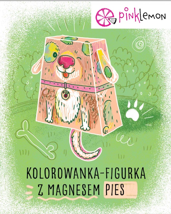 Розмальовка - фігурка з магнітом собака склади розфарбуй збери нова