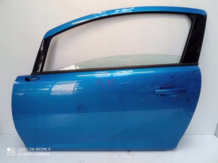 OPEL CORSA D 3D Tür links Z291