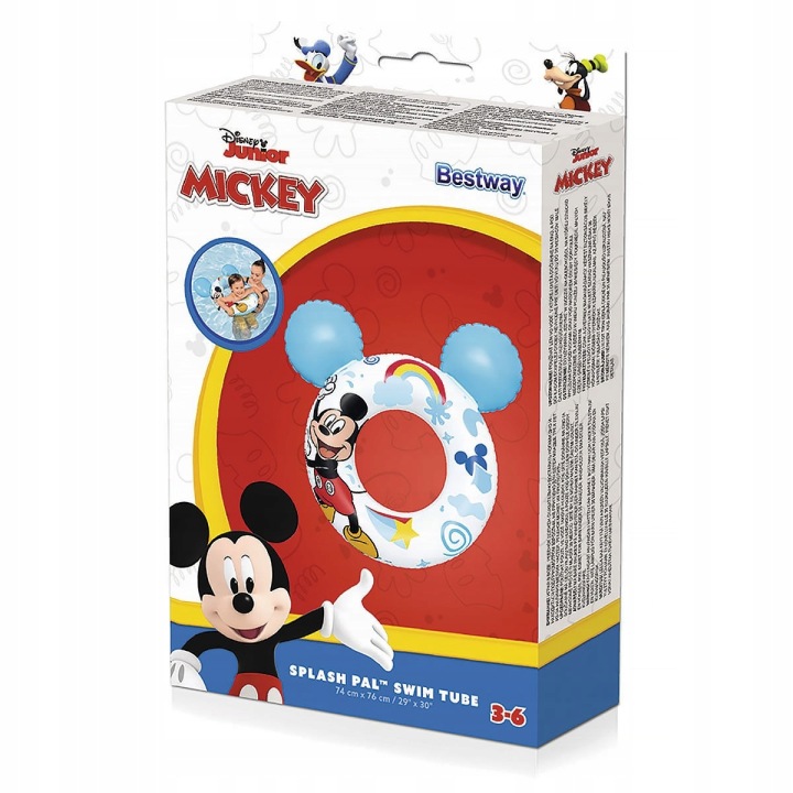 Bestway 9102K Disney Junior Mickey&Friends Круг для плавання 74 см x 76 см — фото 2