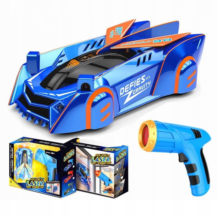 CAR DRIVING ON THE WALL CEILING LASER CAR