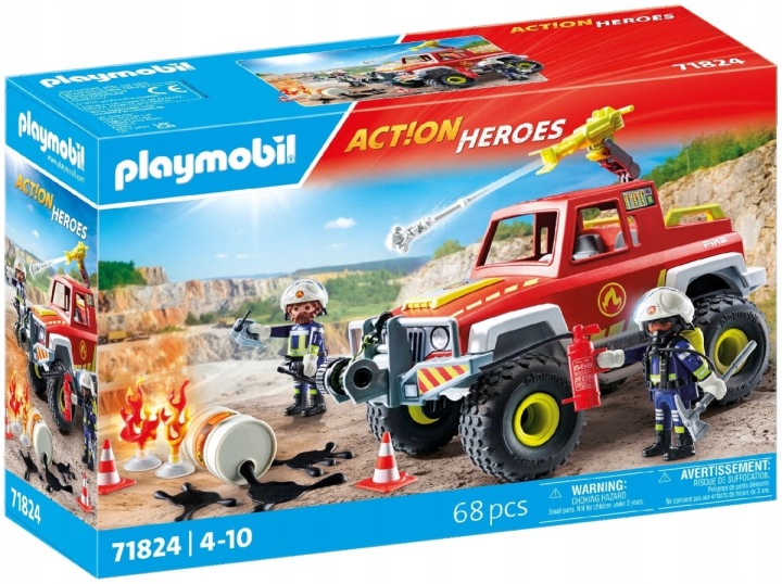 Конструктор Playmobil 71824 Машина пожежна охорона пожежна — фото 2